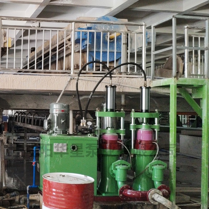 壓濾機(jī)節(jié)能進(jìn)料泵，液壓陶瓷柱塞泥漿泵